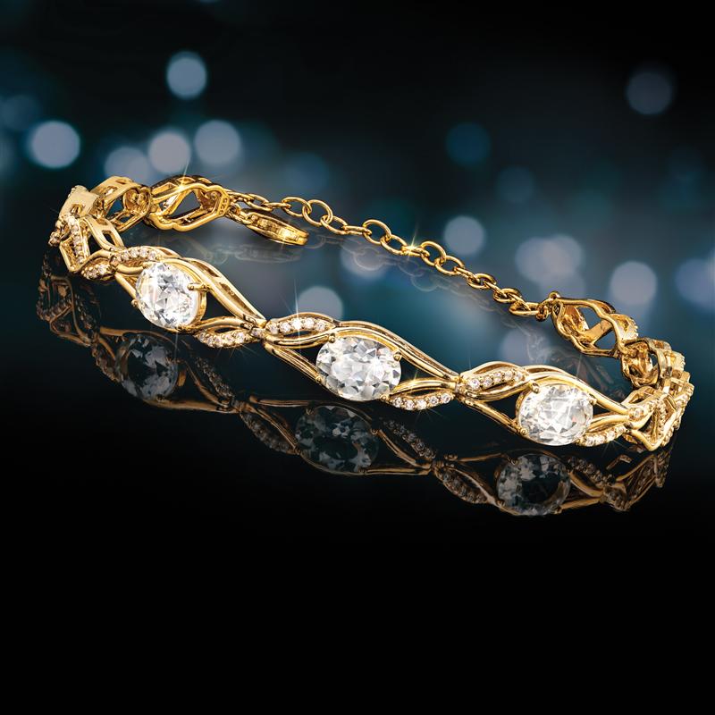 Showstopper White Emerald Bracelet